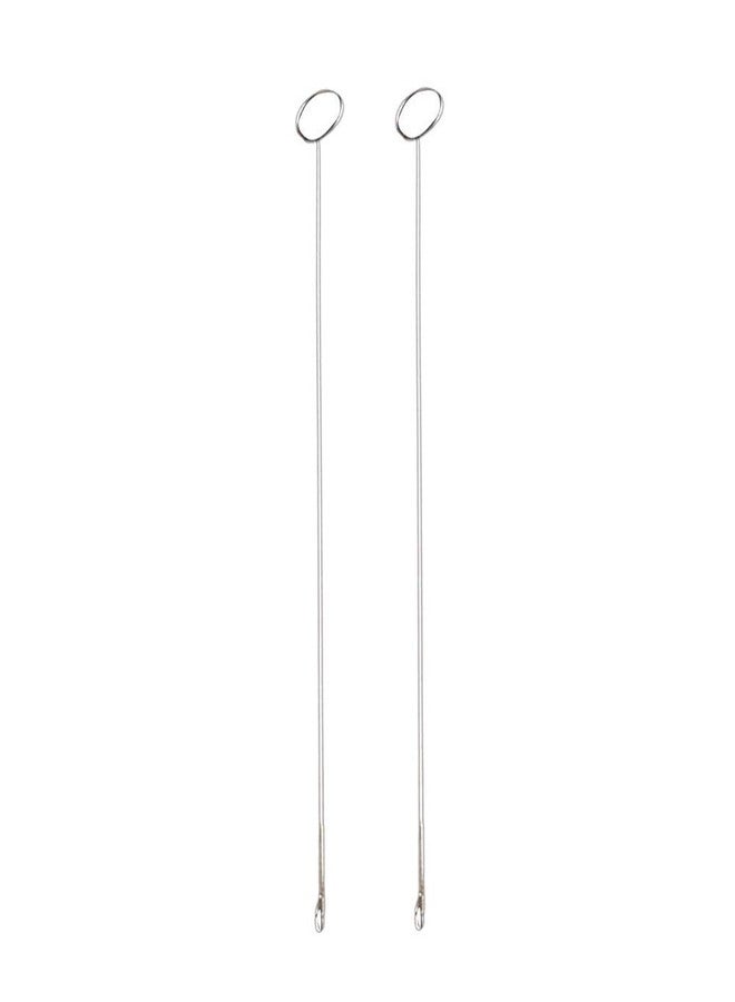 M Fabrics Sewing Loop Turner Hook with Latch, Silver - Image 2